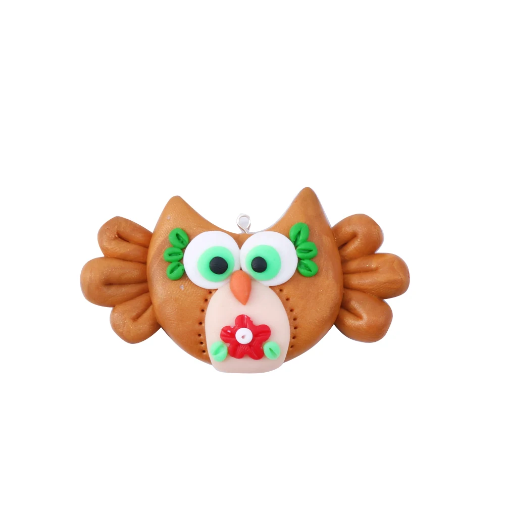 David accessories Радужный леденец из полимерной глины, головистой формы DIY изделия для декорации материал ручной работы, подарок, 5Yc4809