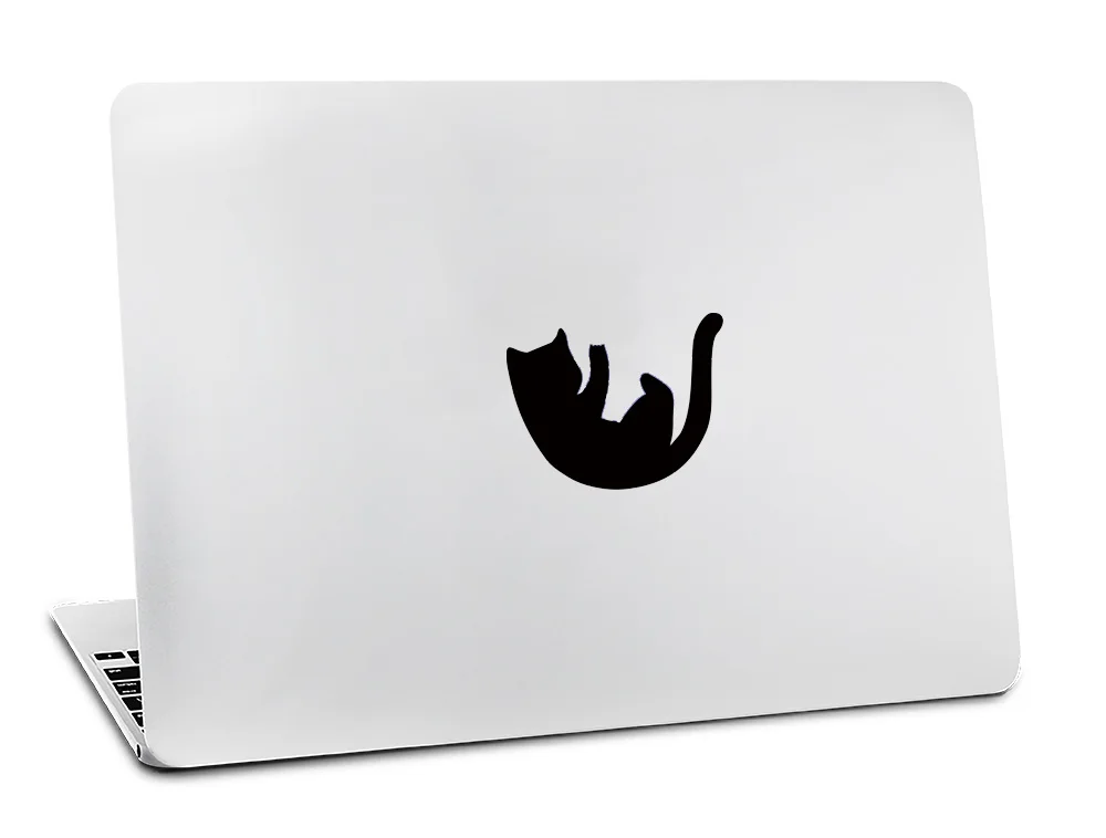 Виниловая наклейка для apple macbook air, 11, 13 дюймов, для Mac Pro, retina, 13, 15, чехол, светящаяся черная наклейка, кошка, обезьяна, волк, сенсорный