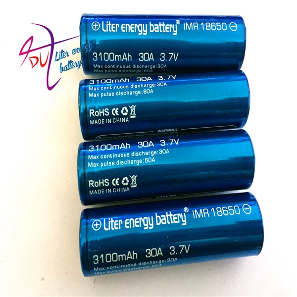 Литровая батарея 2 шт./лот 3 6 V US18650 VTC6 18650 3100mAh 30A для блок питания электронной