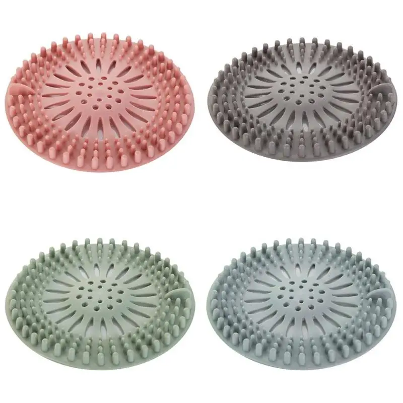 

Silicone Sink Strainer Filter Water Stopper Floor Drain Hair Bathtub Plug