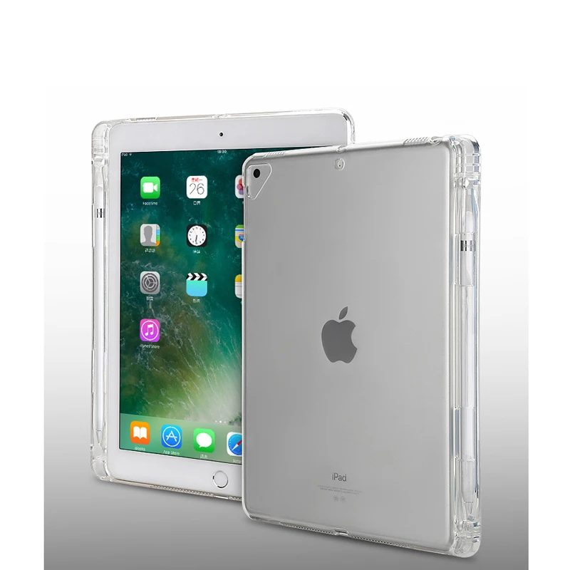 Прозрачный чехол для iPad 9 7 2018 2017 / Pro резиновый планшета Мягкий силиконовый 5 6 Air