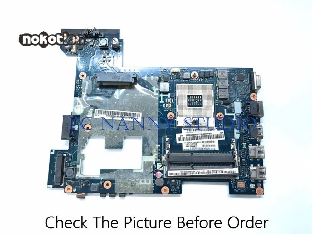 Материнская плата PCNANNY для ноутбука lenovo G480 материнская QIWG5_G6_G9 LA 7982P HM77 DDR3