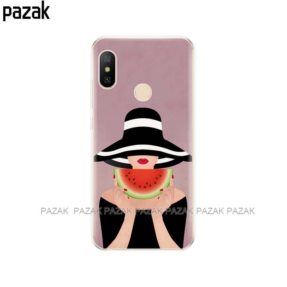 34363 Силиконовый чехол для Xiaomi mi A2 LITE, чехол s, полная защита, мягкая задняя крышка из ТПУ, чехол для телефона для Xio mi A2 LITE, бампер Coque pop - Цвет: 34363
