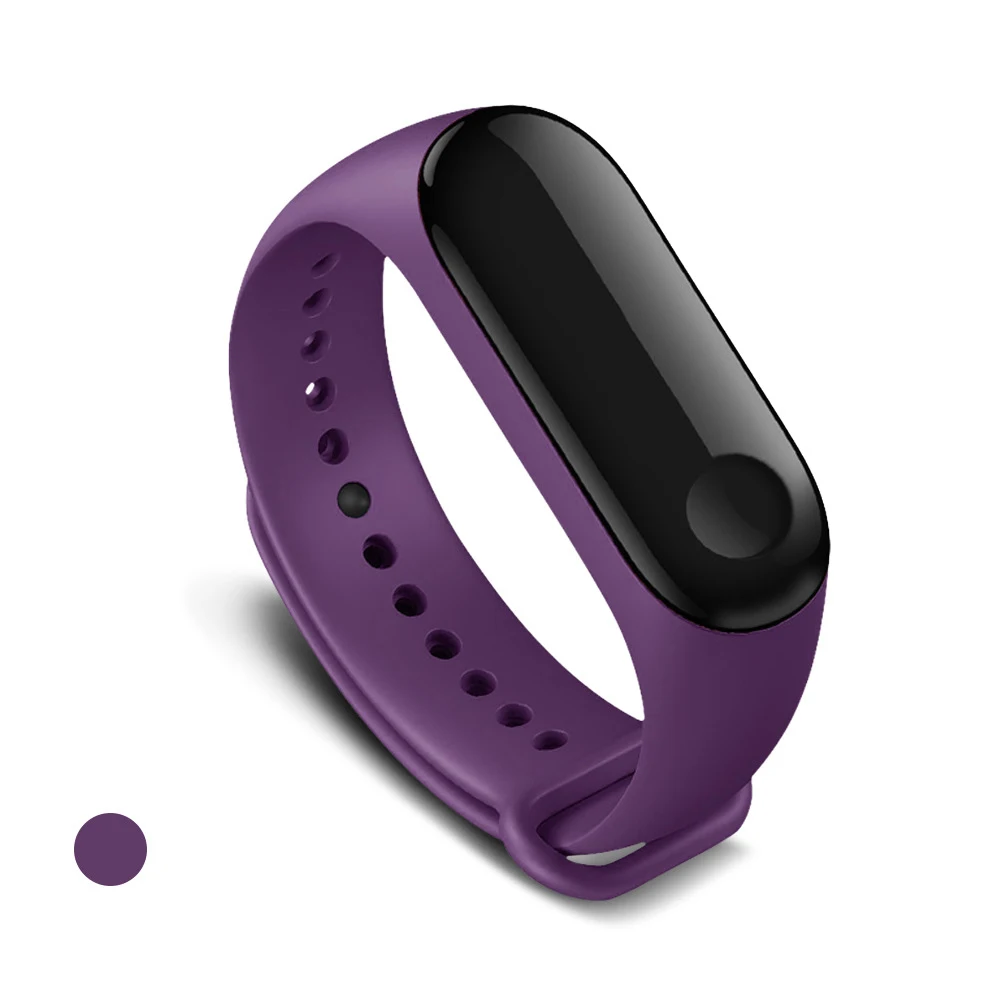 Браслет для Xiaomi Mi Band 3 спортивный ремешок часы силиконовый xiaomi mi band аксессуары