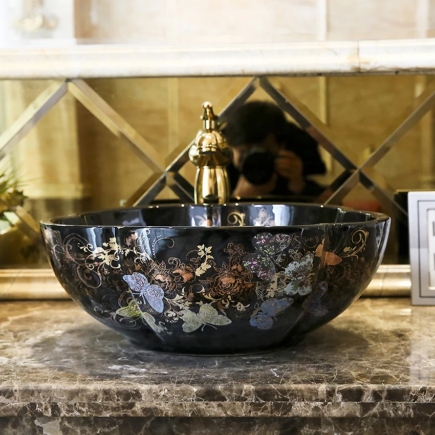 Искусство в винтажном стиле китайском европейском стиле|sink vessel bowls|bathroom sinks bowlsbasin