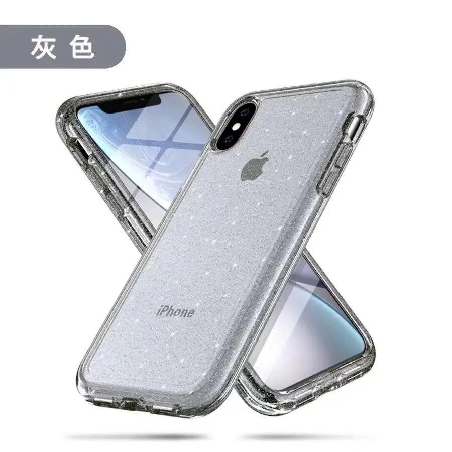 Роскошный блестящий противоударный жесткий чехол для Apple iphone 6 7 8 Plus X XR XS Max