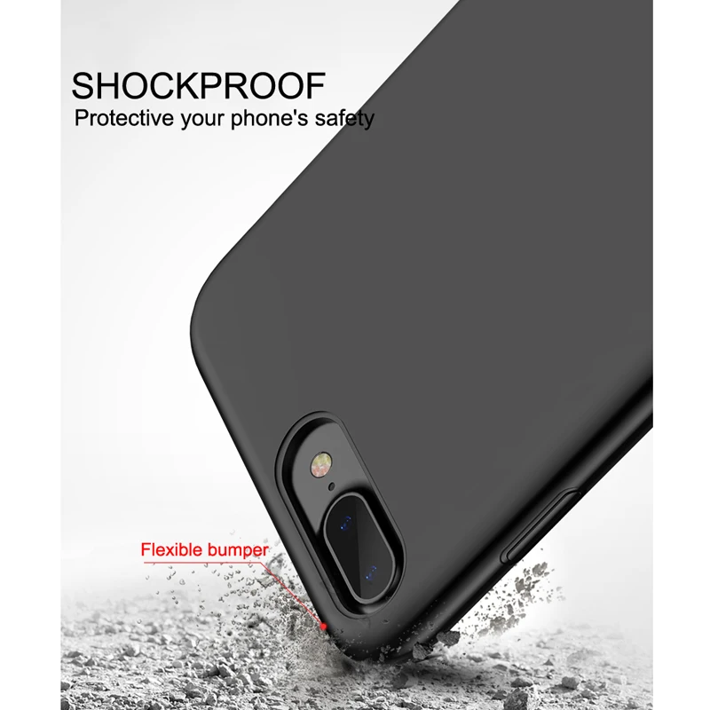 Горячая Распродажа чехол для iPhone 7 8 Plus, Xundd Мягкий Жидкий Силиконовый противоударный защитный чехол для iPhone 7 7plus X 8 чехол для телефона capa