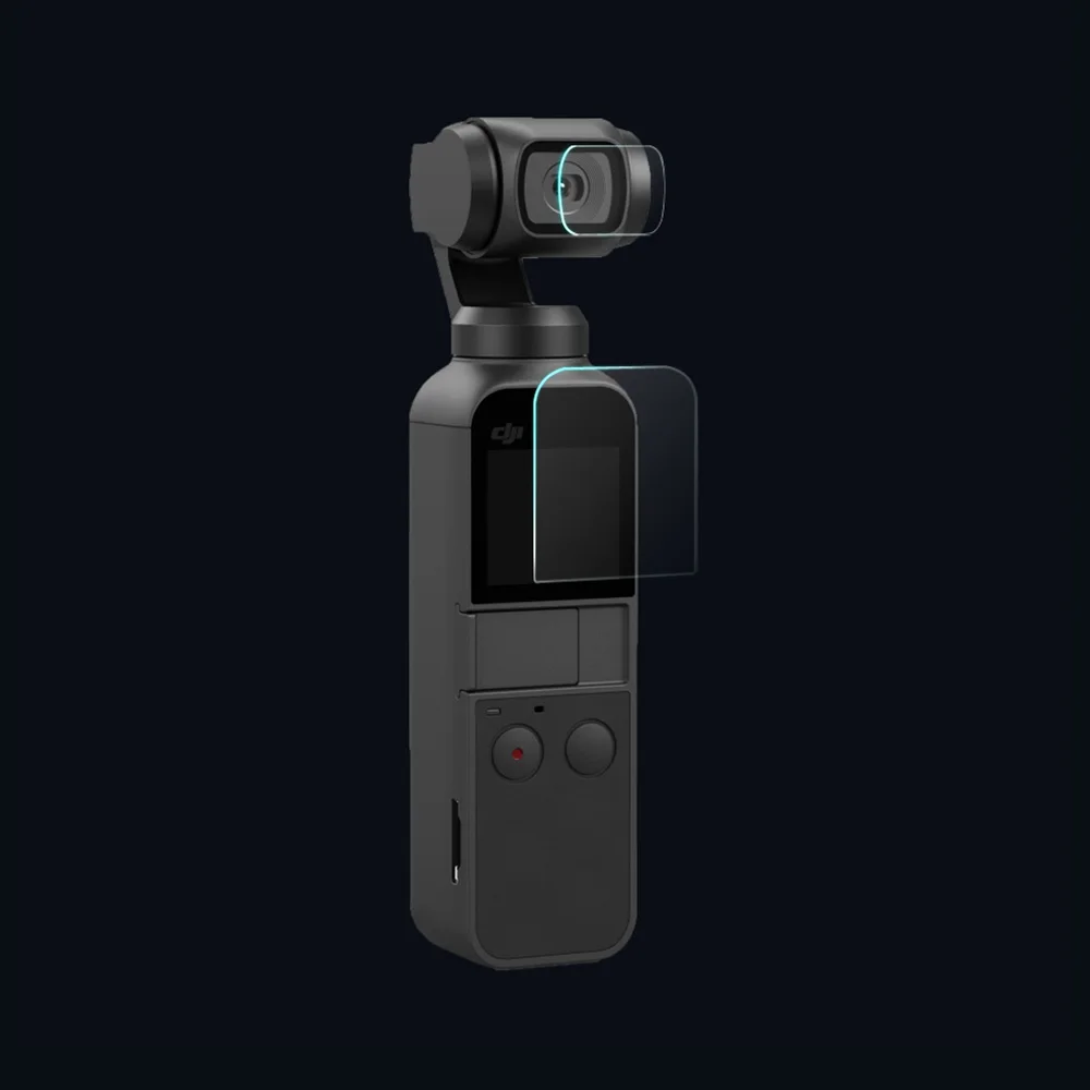 Digitalfoto 2 шт OSMO Pocket Защитная пленка для экрана + объектива DJI Protector