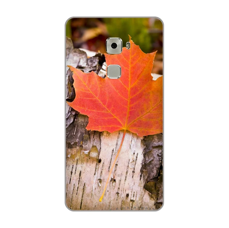 Autumn fire red Maple leaves Soft TPU phone Case Cover for Huawei G8 Honor 5C 6A 6C 6X 7 7A 7X 8 8X 9 LITE V8 shell |
