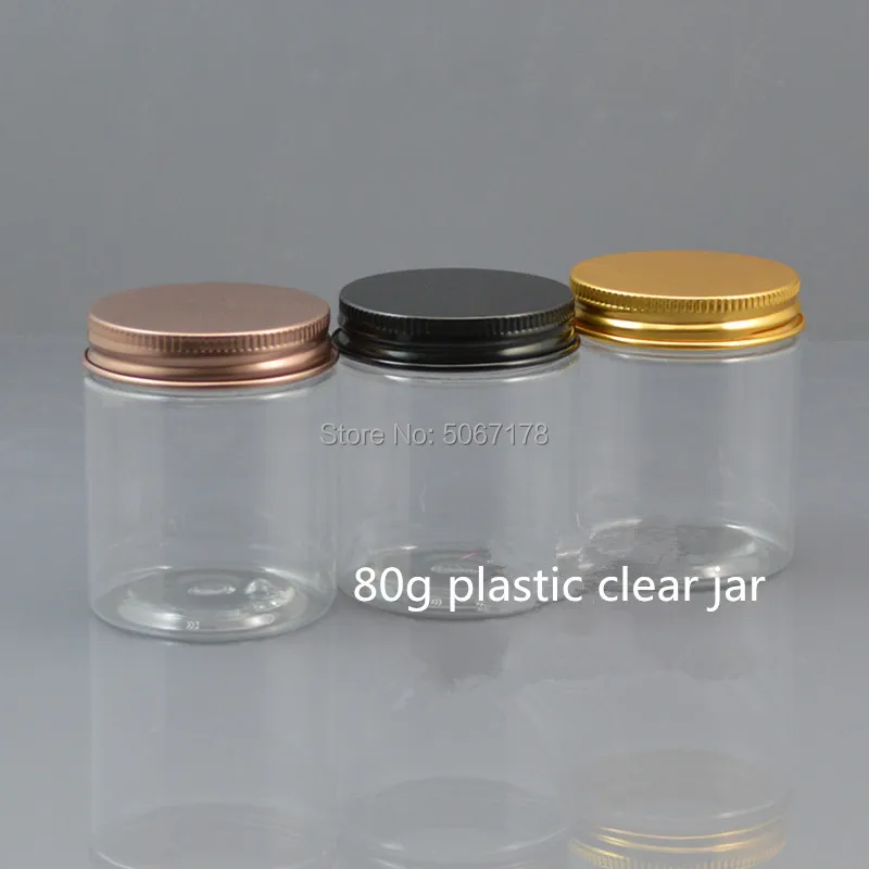 Прозрачная емкость 80 г для косметического лосьона тела 10/30/50 шт.|Многоразовые