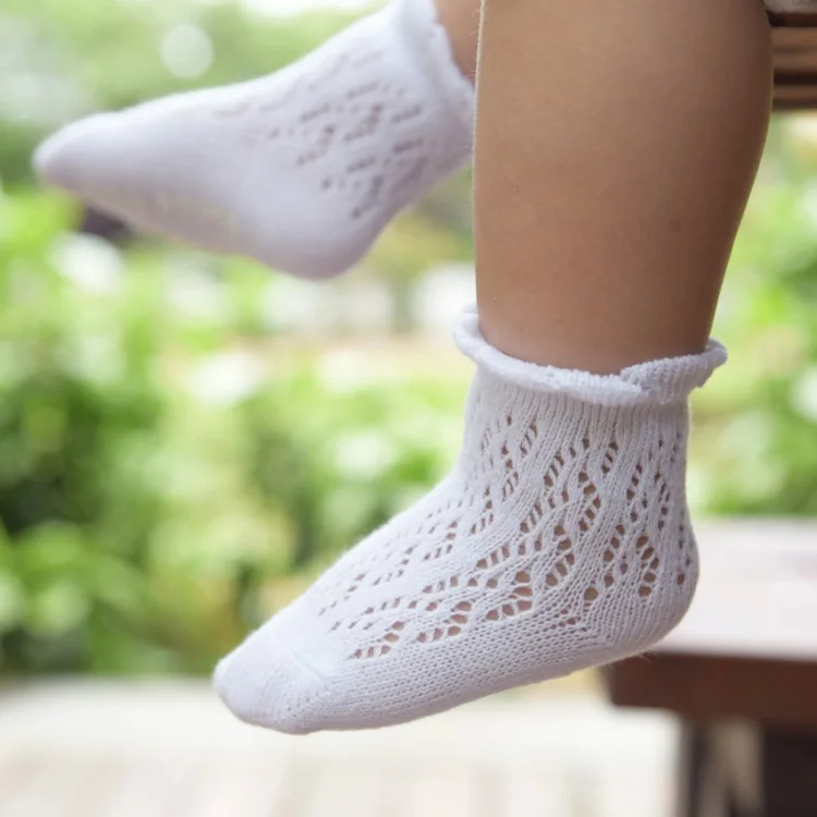 

5 Pair New Cotton Baby Girl Socks Suitable For 0-4 Years Newborn Unisex Boys Girls Breathable Cute Short Socks