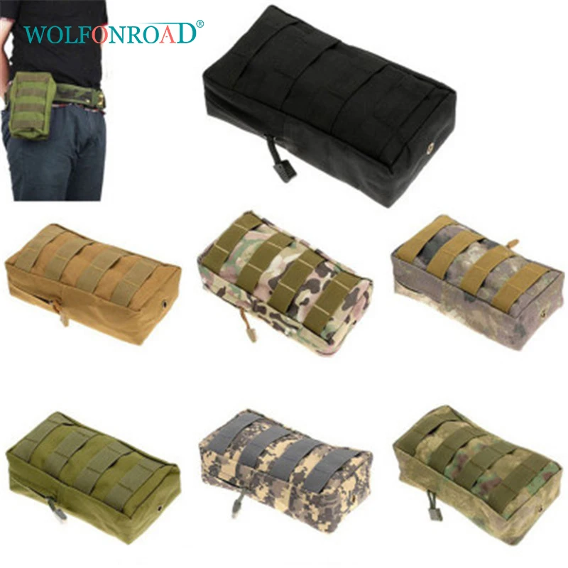 WOLFONROAD Открытый водонепроницаемый военный охотничий Molle Чехол Тактический Подсумок для мужчин и женщин поясные спортивные сумки L-YB-002