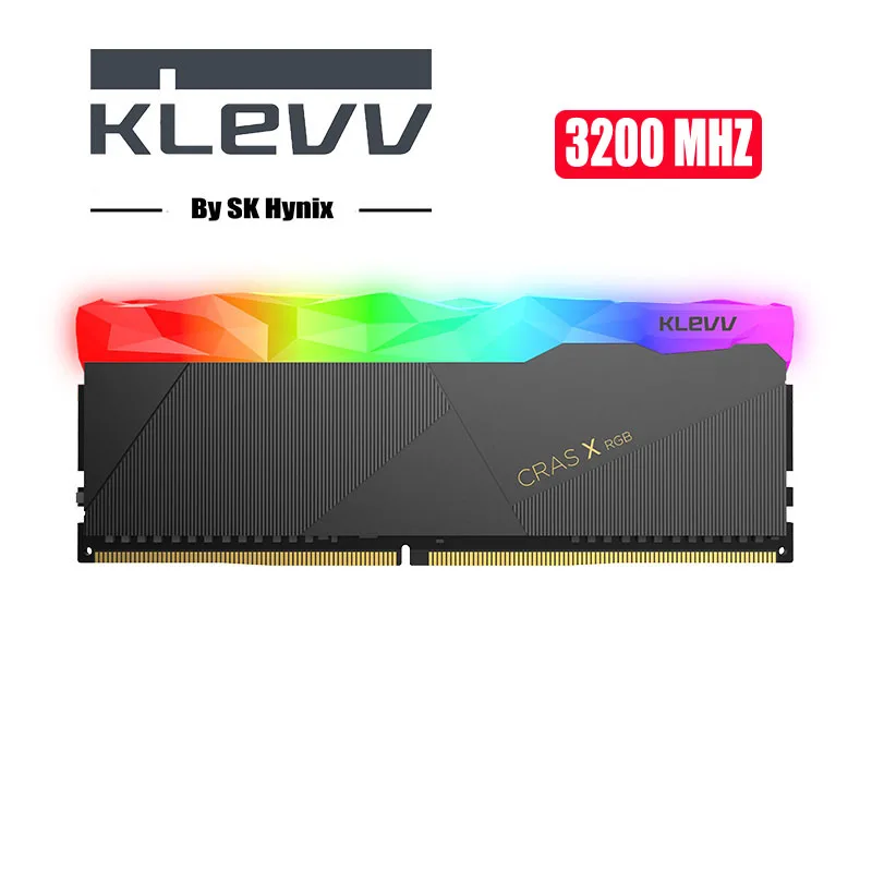 Оперативная память Klevv для настольных ПК RGB 32 ГБ 16 2x8 3200 МГц DDR4 1 35 DIMM 288 контактов XMP
