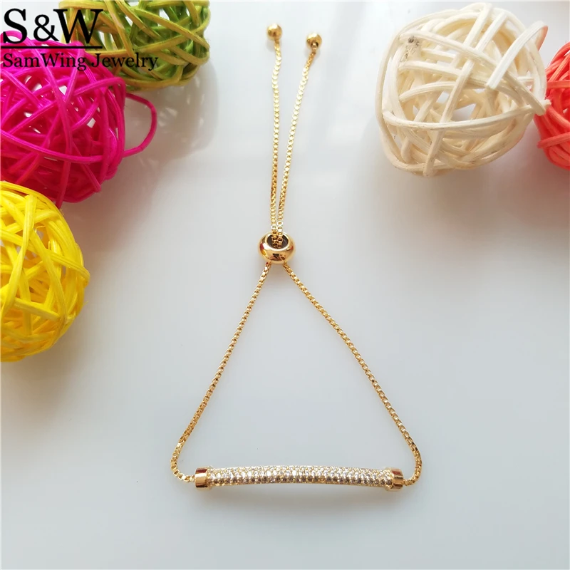 Модные женские браслеты очаровательные AAA CZ Кристалл прекрасный браслет