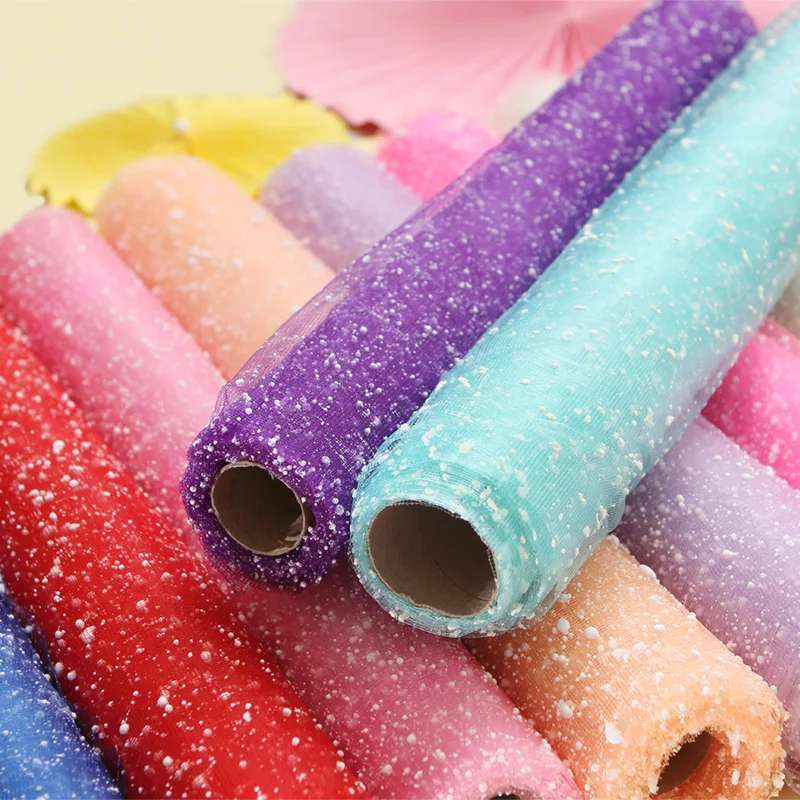 Красивая подарочная упаковка для цветов в горошек 360 см * 52 материал упаковки