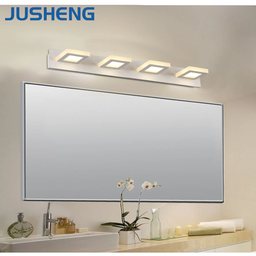 JUSHENG Крытый 9 Вт квадратные светодиодные Настенные светильники в настенный