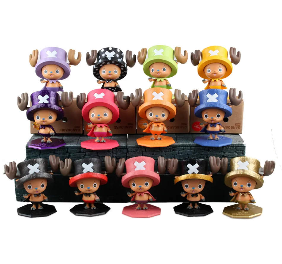 Экшн-фигурки Chanycore 1 шт. 11 видов стилей золотой красный черный WCF ZOO Tony Chopper