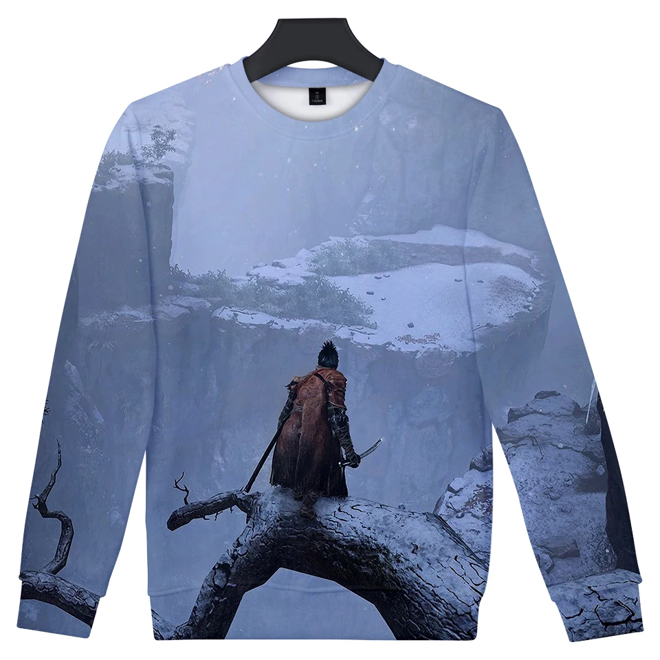 New Hot Game SEKIRO Shadows Die Twice 3D Print Boys Capless Sweatshirts Leisure Fashion Winter High Quality Outwear Popular Tops | Мужская