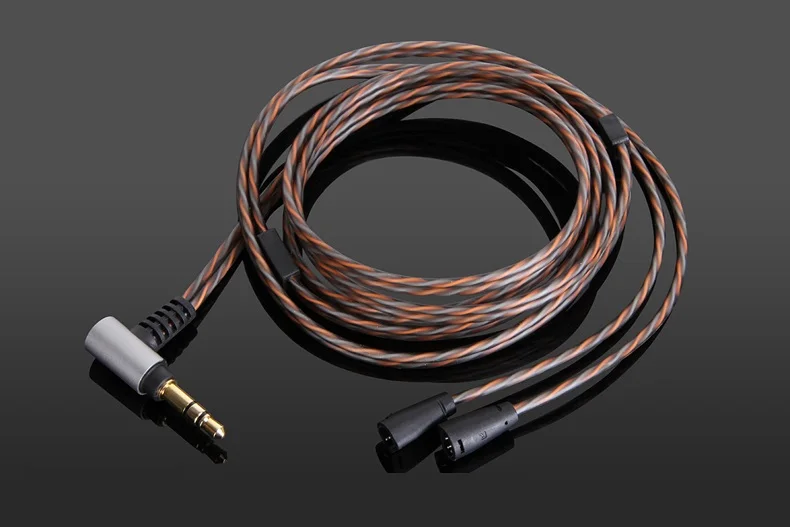 Новый посеребренный аудиокабель OCC для наушников Sennheiser IE8 IE80 IE8i IE80i IE80S|Аксессуары