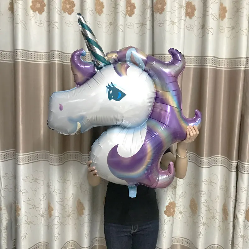 Purple Unicorn Свадебные шары для украшения невесты на свадьбу, праздничное событие, украшения для вечеринки сделанные своими руками воздушные шары на день рождения, принадлежности для вечеринки-девичника - Цвет: Purple Unicorn
