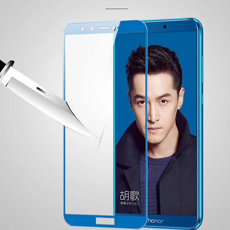 WeeYRN Honor 9 Lite Полное покрытие защитное стекло на для Huawei / lite (Хонор Лайт) закаленное