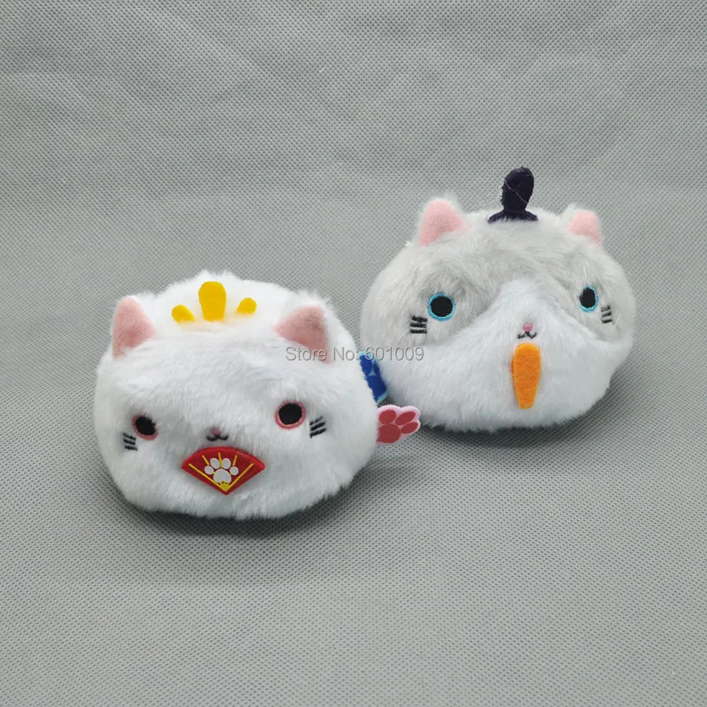 2 шт. Neko Atsume кошка с заднего двора 3 "Meow коллекция Dango Mochi плюшевые куклы в розницу