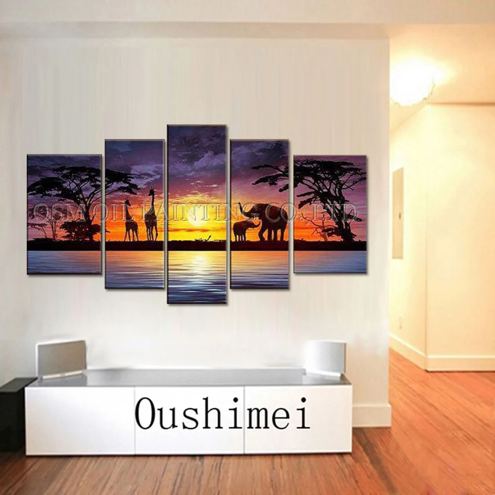 Профессиональный художник ручной работы высокое качество абстрактный пейзаж