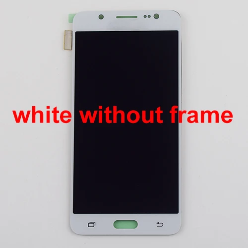 White without frame Для samsung Galaxy j5 Дисплей Сенсорный экран дигитайзер в сборе для samsung J510F ЖК-дисплей Дисплей 510FN J510M J510Y J510G J510 - Цвет: White without frame