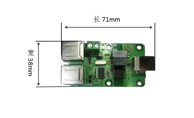 Изолятор USB DYKB 2500 В usb-хаб изоляционная Плата ADUM4160/ADUM3160 с поддержкой передачи