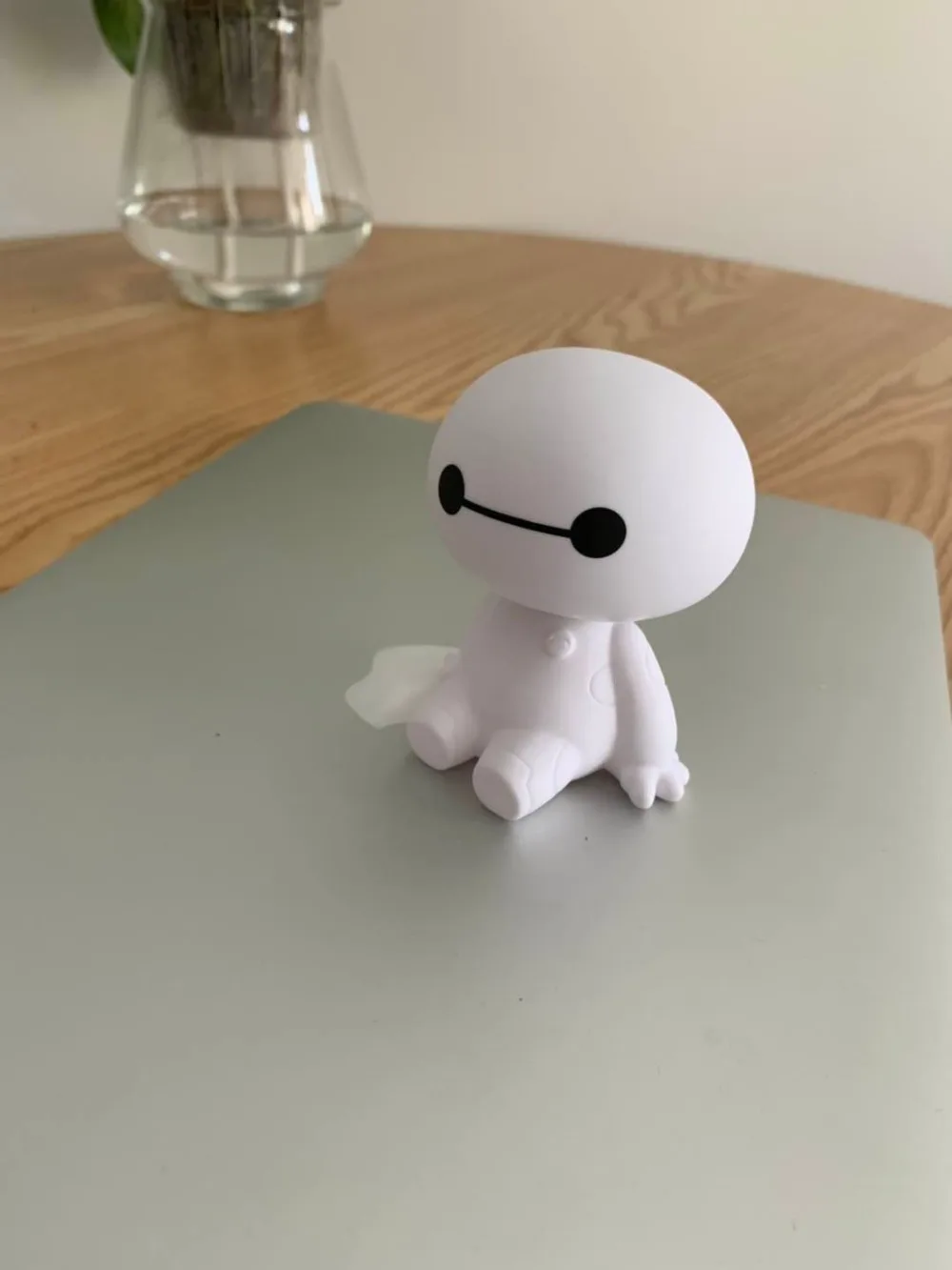 Мультяшный пластик Baymax робот с тряской головой фигурка автомобиля украшения для