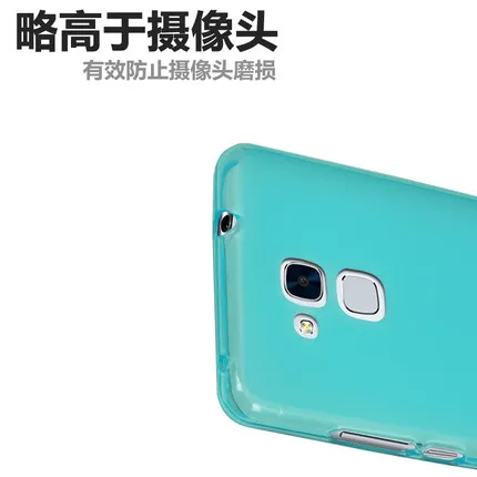 Мягкий силиконовый чехол из ТПУ для Huawei Honor 5C Противоскользящий гибкий гелевый