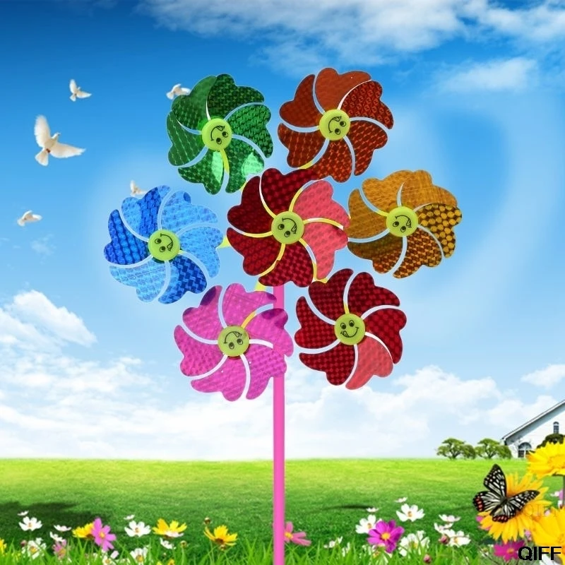 Ветряная мельница ветер Спиннер детские игрушки Pinwheel Блестящий привлекательный