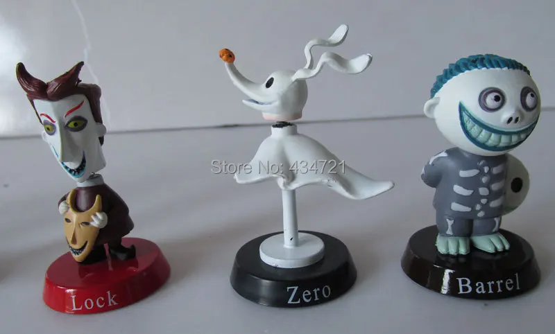 6 шт. игрушка Кошмар перед Рождеством|figure toy|nightmare beforejack sally |