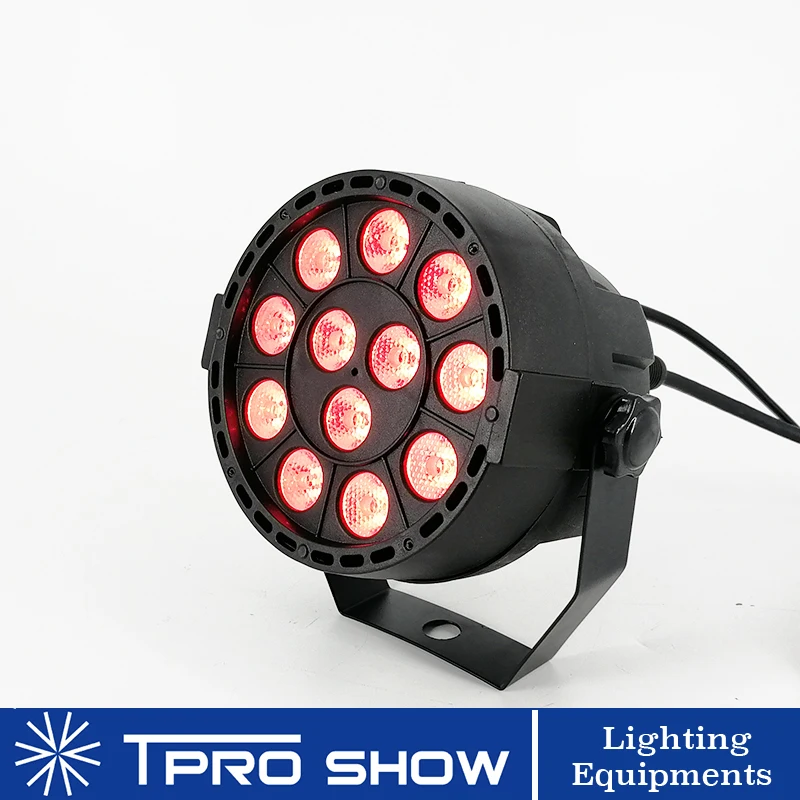 Карманный 12x3W светодиодный Par RGB 3в1 триколор DJ сценический светильник Dmx 512