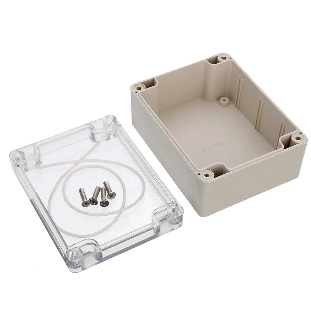 1pc Waterproof Plastic Enclosure Box Clear Cover Electronic Project Instrument Case 115mmx90mmx55mm | Обустройство дома