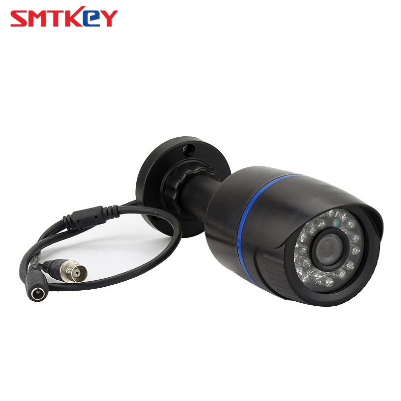 SMTKEY 1.0MP Bullet TVI камера 24 шт. ИК светодиоды водонепроницаемый открытый безопасности