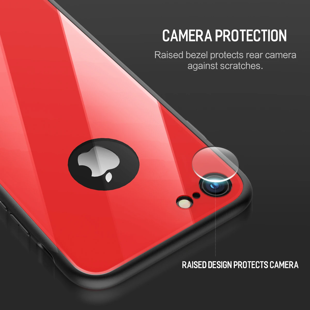 Чехол для iPhone 8/8 Plus рок ультра-тонкий ПК + TPU силиконовая противоударный Обложка