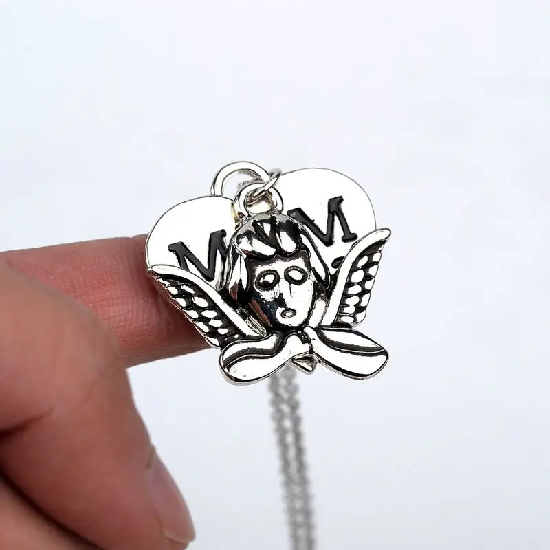 Оптовая продажа подарок на день матери ожерелье серебряного цвета с крыльями
