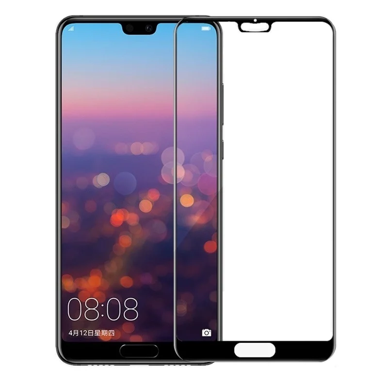 Полное покрытие закаленное стекло для HUAWEI p20 p 20 5 8 дюйма 9H экран защитный чехол