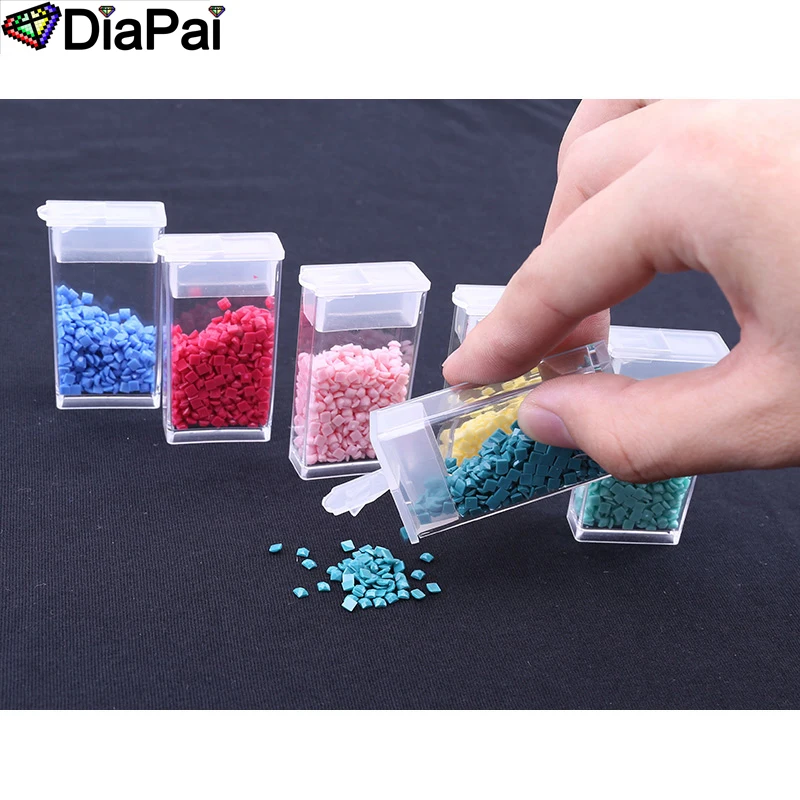 

DIAPAI New Diamond embroidery diamond painting tool! Daimond transparent plastic storage box, jewelry Drill Storage Box Gift