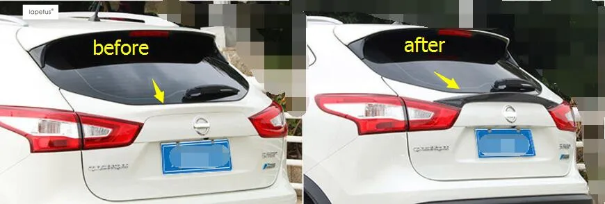 Аксессуары Lapetus для Nissan Qashqai J11 2014 2020 задний спойлер/Задняя Крышка багажника