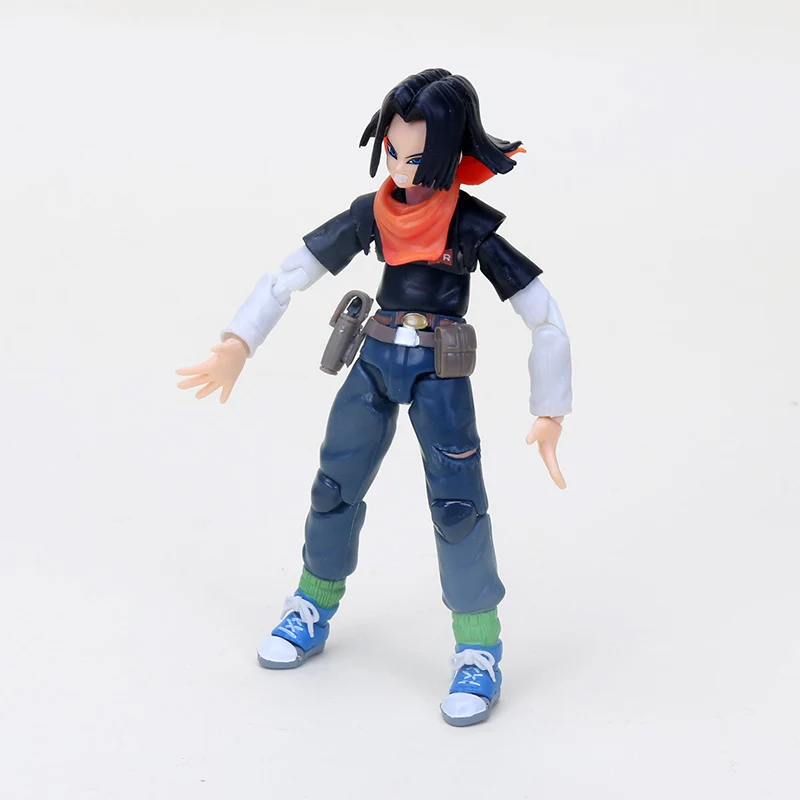 12,5-17 см Dragon Ball Z игрушки Фигурки лазурь нет 18 Klilyn PVC пластмассовая фигурка DragonBall из ПВХ, Коллекционная модель