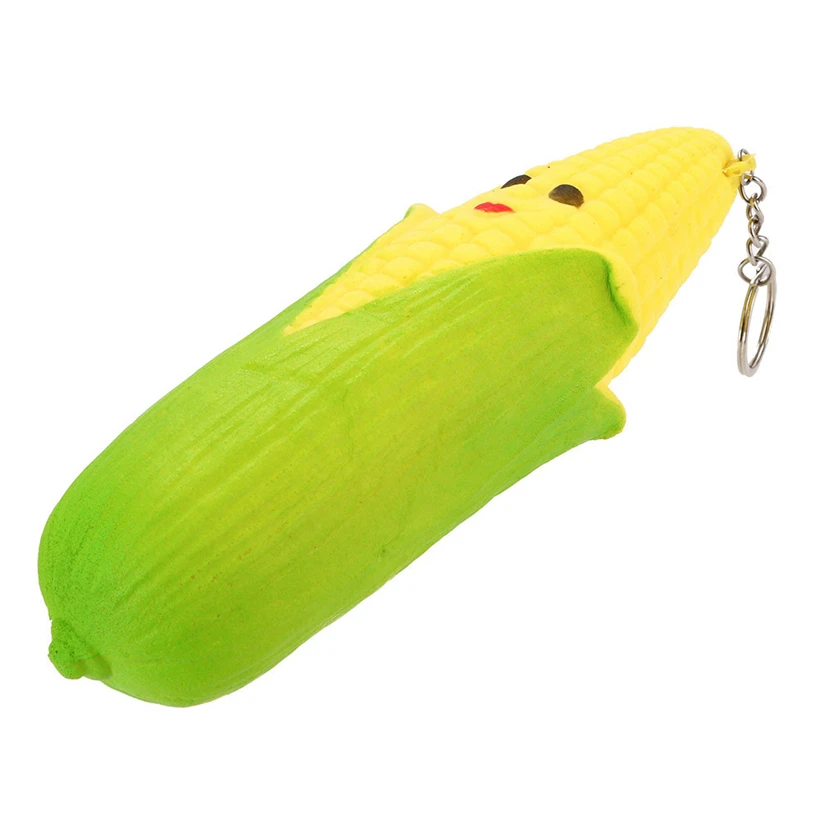 Новинка 2018NEW Squishy Smiley Cute Corn Ароматизированная подвеска медленно поднимающаяся