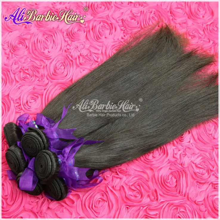 Unprocessed 6A Peruvian Virgin Hair Straight 4 pcs Lot Human Extensions Rosa Products Free Shipping |