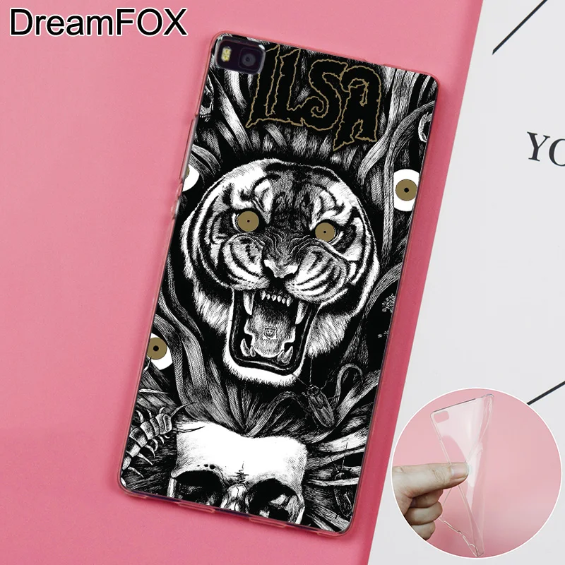 DREAMFOX K118 Hardcore Metal Skull Soft TPU Silicone Case Cover For Huawei P8 P9 P10 Lite Plus 2017 Honor 8 Pro 9 6X |
