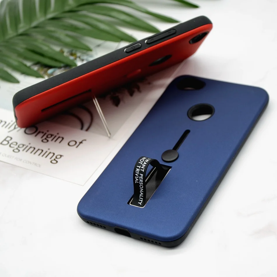 Axbety модные Kickstand чехол для Xiaomi Xiomi MiA1/5X Redmi 5 плюс Примечание 5a Pro Чехол палец петля