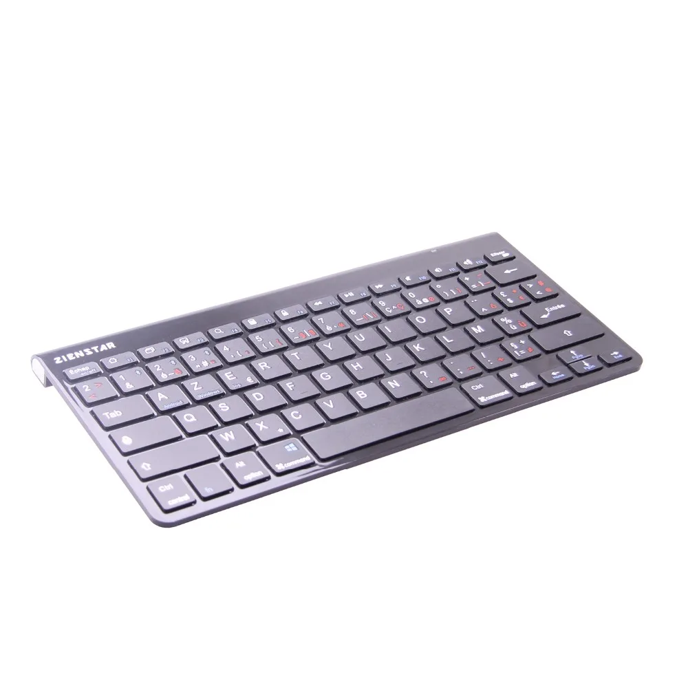 Zienstar AZERTY с надписью на французском языке: ультра тонкая беспроводная клавиатура