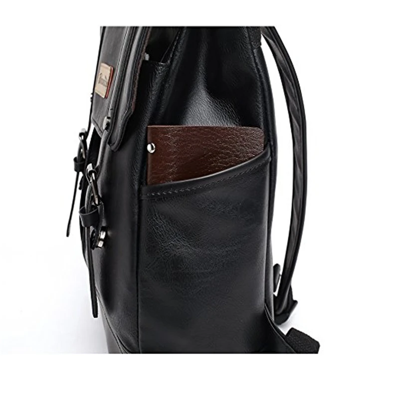 Zebella/Черный Модный женский рюкзак молодежные рюкзаки из искусственной кожи для