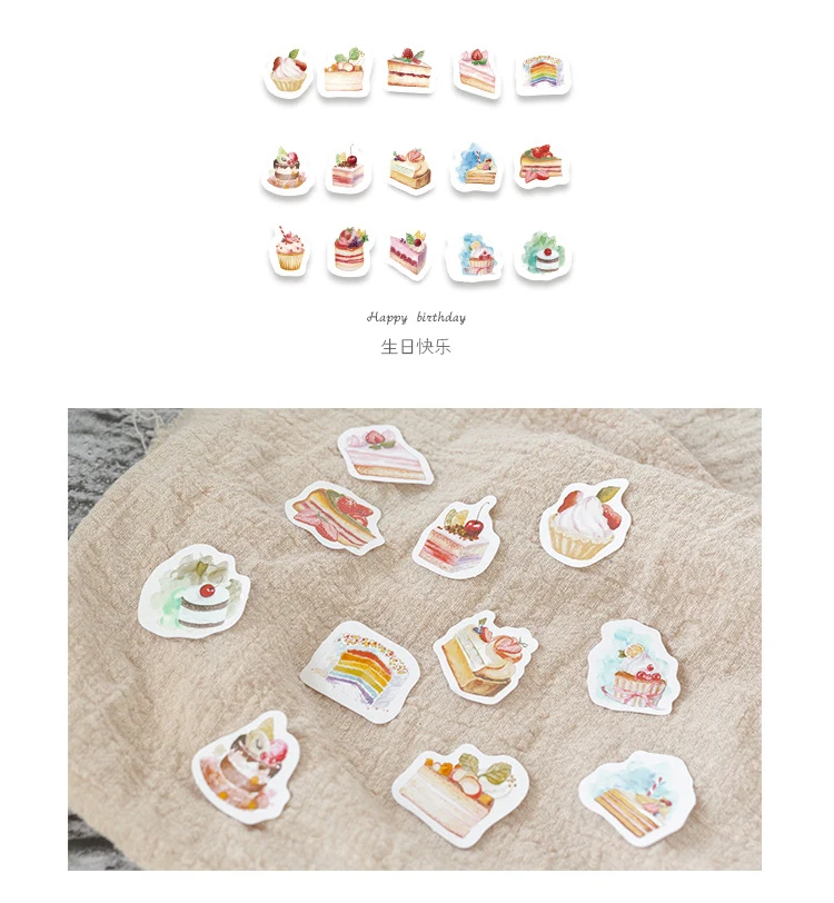 45 шт./кор. канцелярские наклейки оперение DIY Планета липкий Бумага Kawaii Луна растения наклейки для украшения дневник в стиле Скрапбукинг