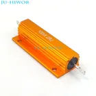 (2 шт.лот) RX24 2 Ом 2R 100 Вт 100 Вт алюминиевый высокомощный резистор металлический корпус резистор радиатора 2 Ом Сопротивление